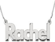 MELANIE MARIE Bold Nameplate Customizable Pendant Necklace