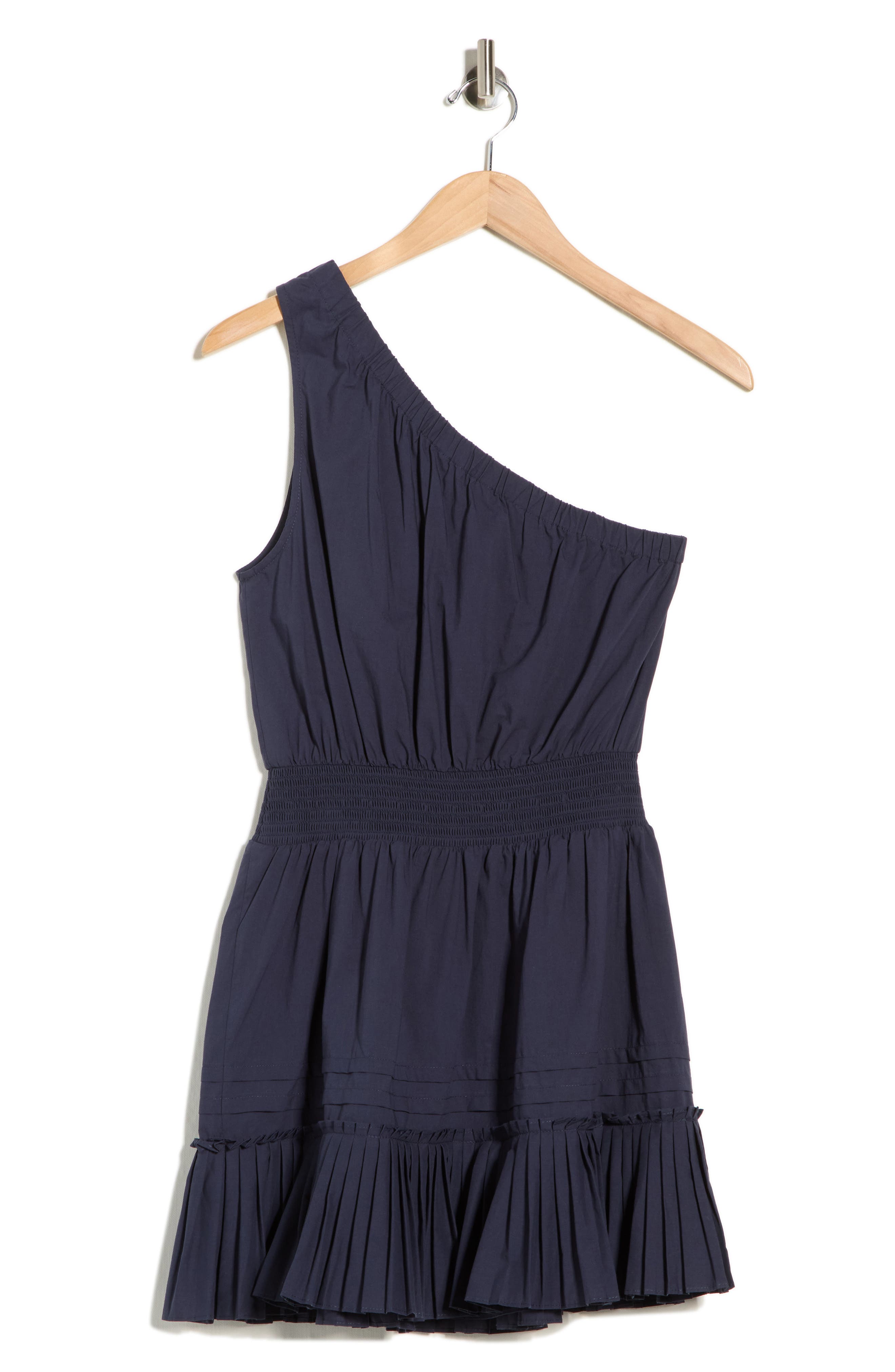 Ramy Brook Maeva One-Shoulder Cotton Minidress