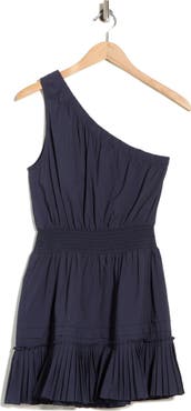 Ramy Brook Maeva One-Shoulder Cotton Minidress