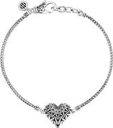 John Hardy Heart Pendant Bracelet