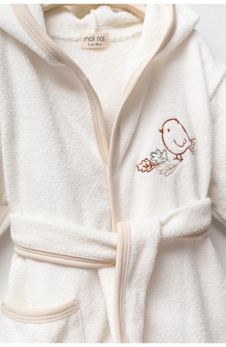moi noi Autumn Bird Robe, Alternate, color, Beige