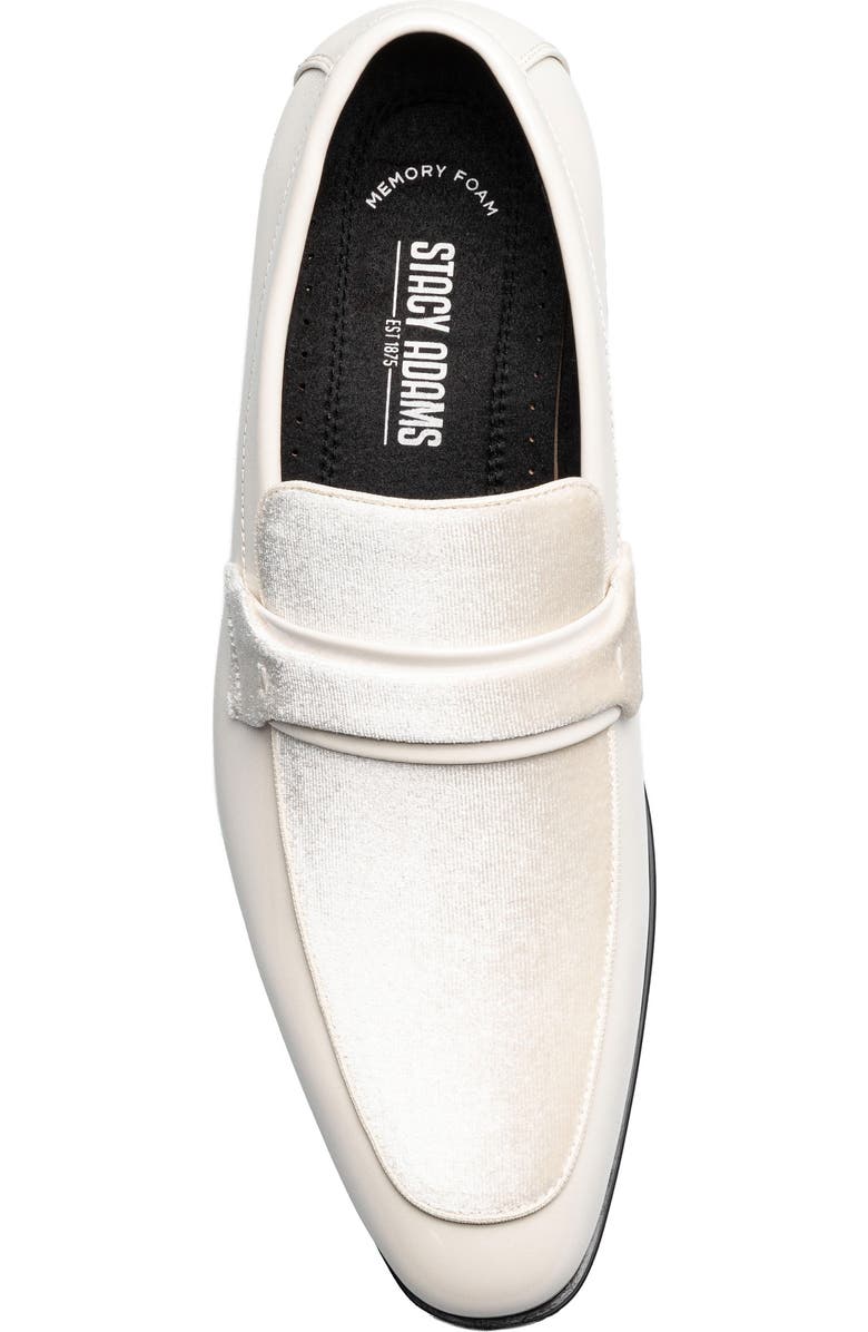 Stacy Adams Spratley Saddle Loafer, Alternate, color, Ivory