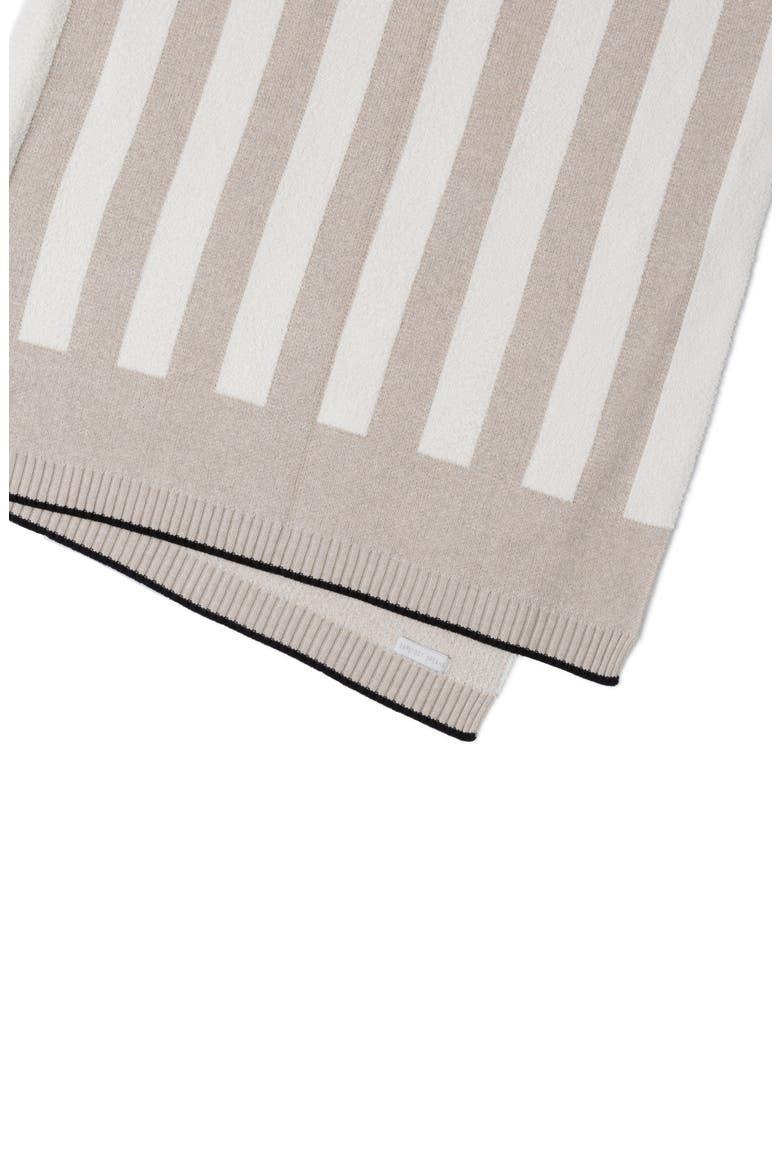 Cozychic® Stripe Throw Blanket, Alternate, color, OATMEAL/ CREAM