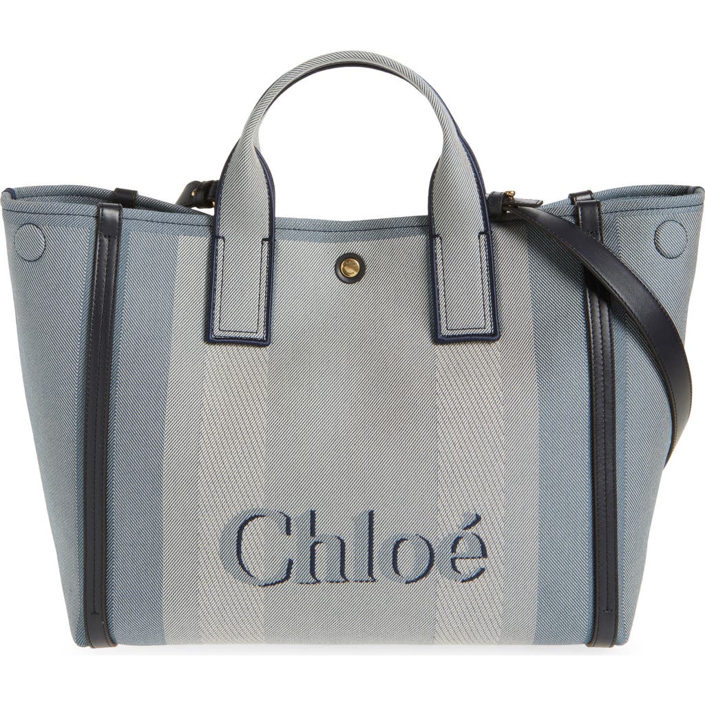 CHLOÉ CHLOÉ CARRY CANVAS JACQUARD TOTE