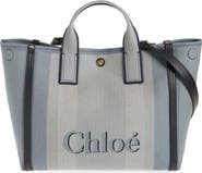 Chloé Carry Canvas Jacquard Tote