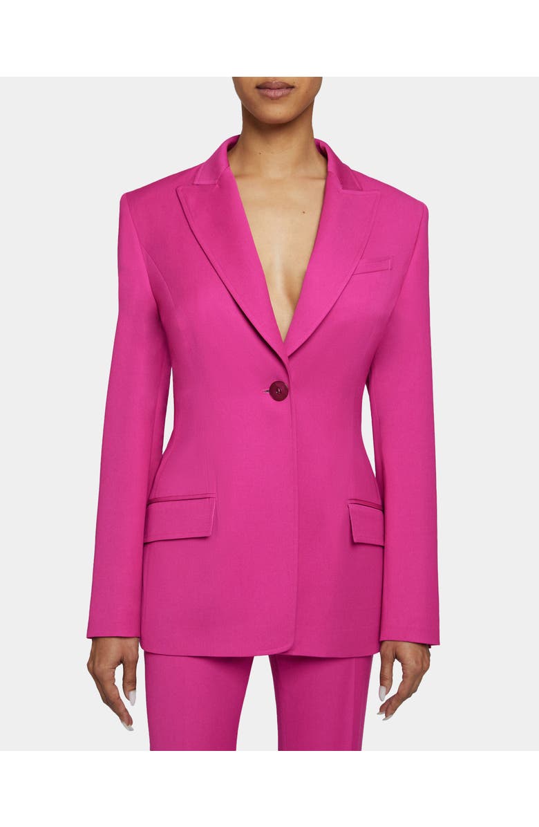 Santorelli NELLI Long Single Button Jacket, Main, color, 