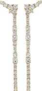 Sara Weinstock Flexion 18k Gold Diamond Drop Earrings