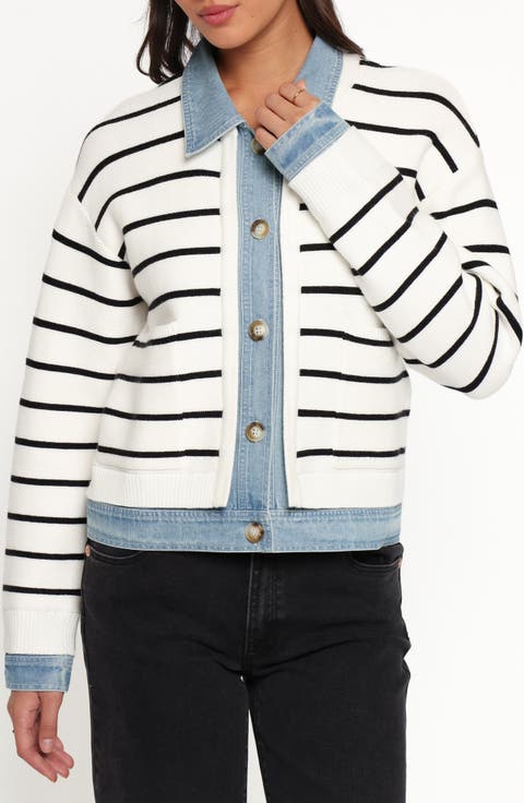 Uma Denim Collar Cardigan