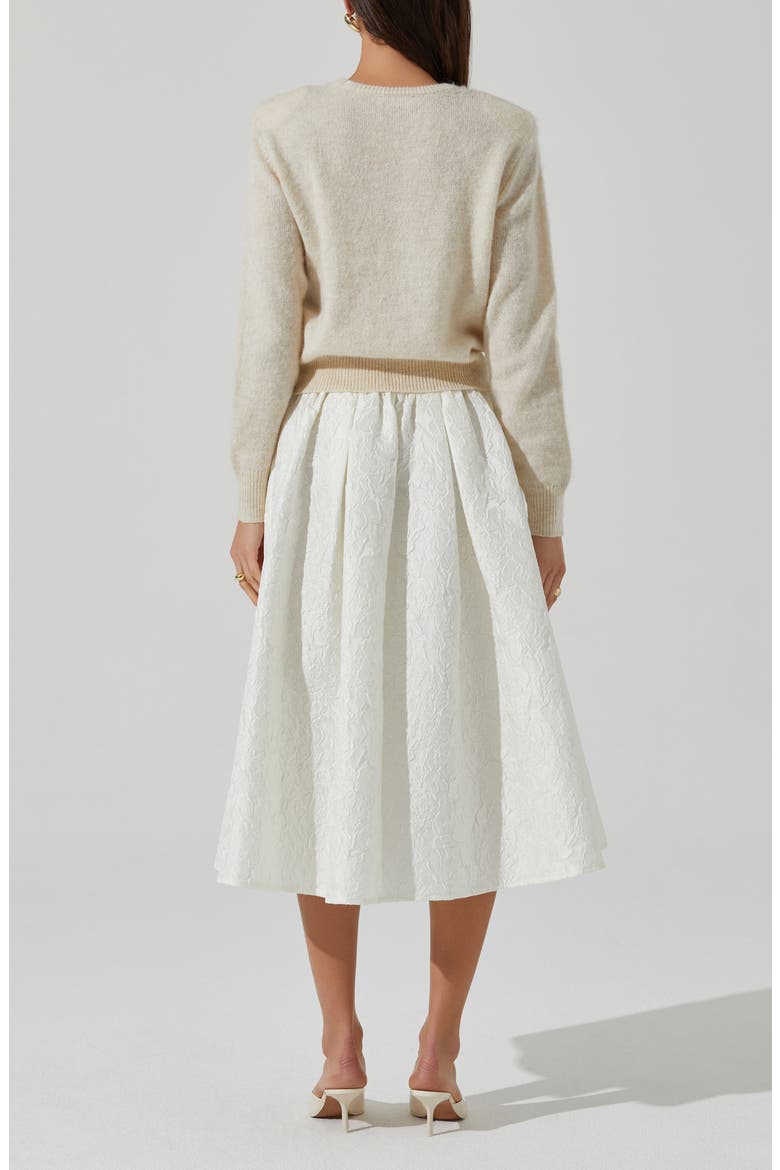 Kiran Crewneck Sweater, Alternate, color, IVORY