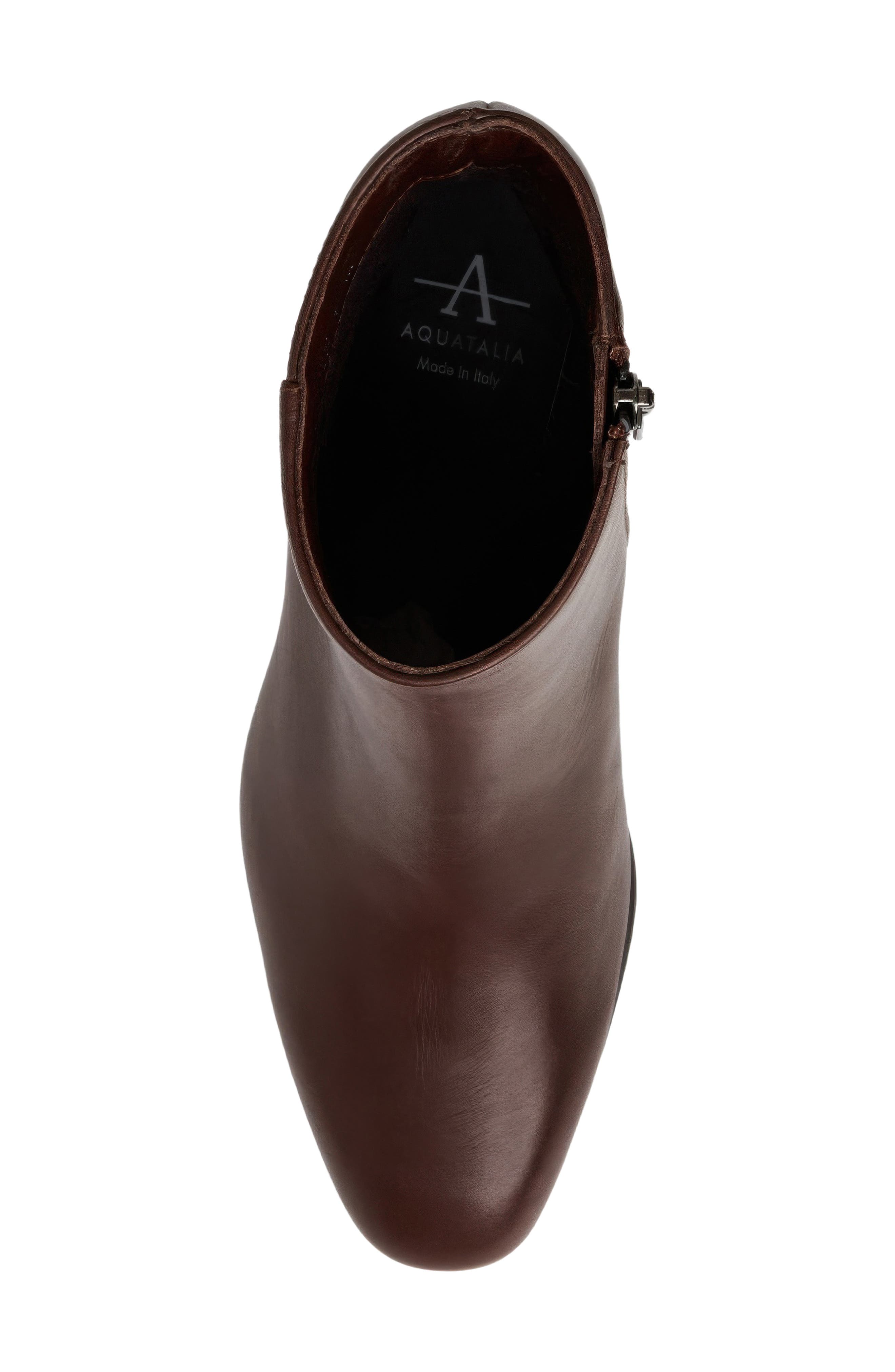 Filly Waterproof Bootie, Alternate, color, CHOCOLATE LEATHER