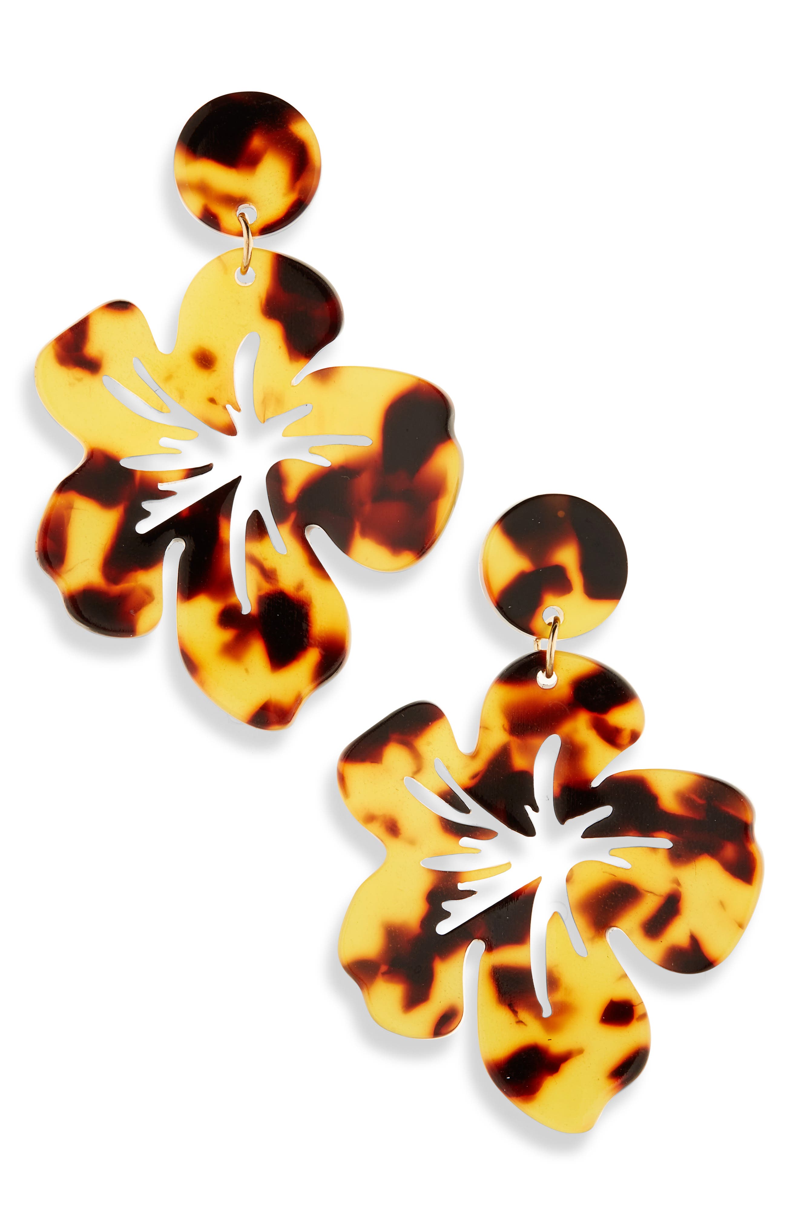 Cara Flower Drop Earrings