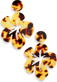 Cara Flower Drop Earrings
