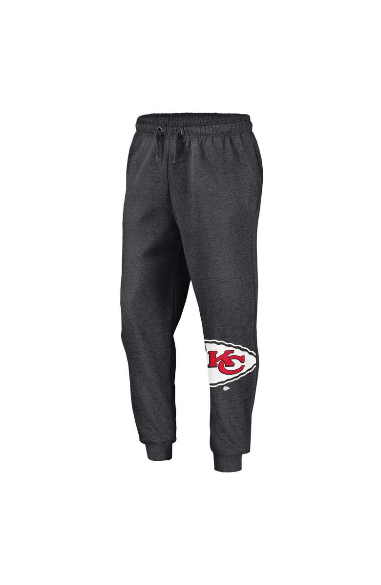 FANATICS Men's Fanatics  Heather Charcoal Kansas City Chiefs Boost Fleece Joggers, Alternate, color, 
