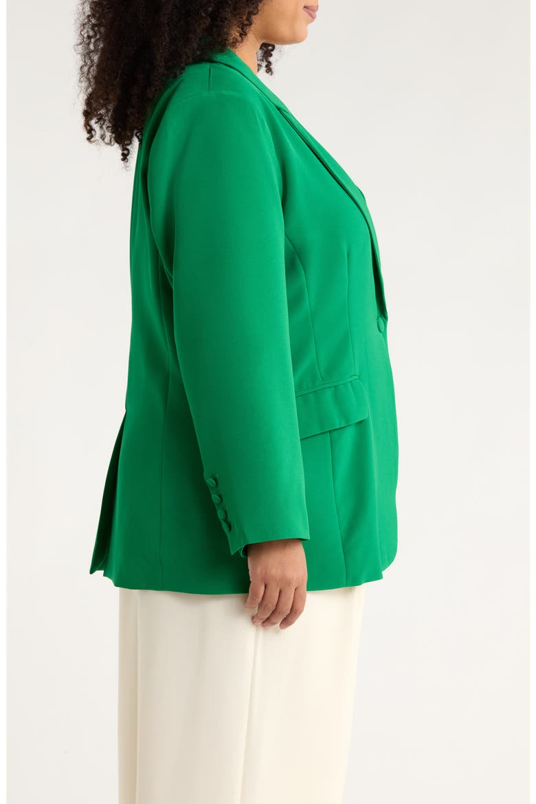 Chelsea One-Button Blazer, Alternate, color, KELLY-GREEN