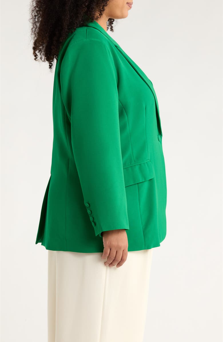 SUGARLIPS Chelsea One-Button Blazer, Alternate, color, Kelly-Green