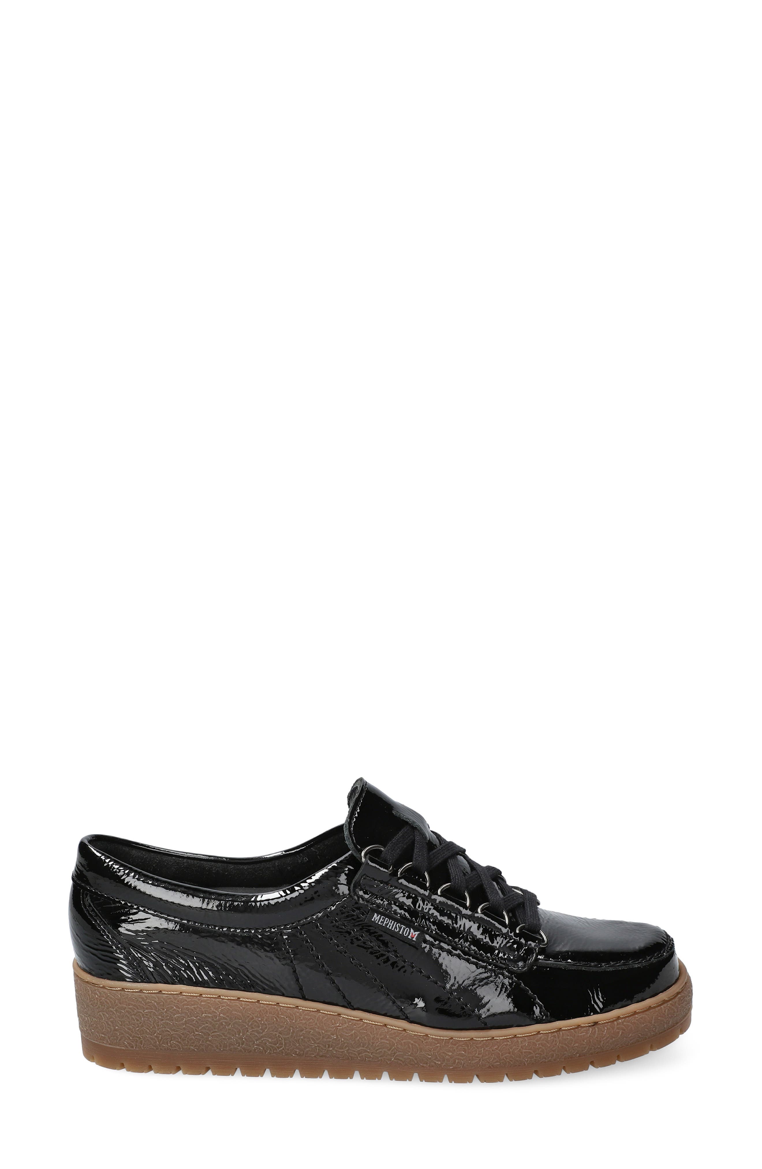 Lady Low Top Sneaker, Alternate, color, BLACK PATENT 1014