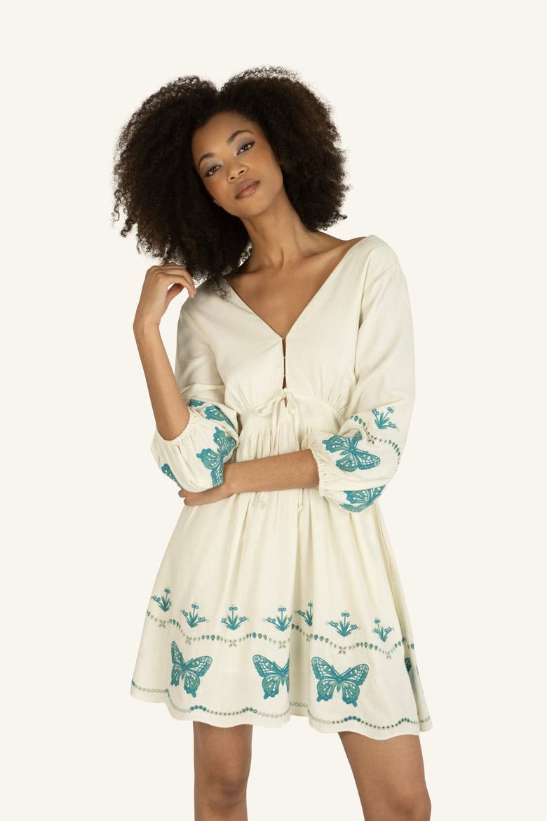 Gia Dress, Alternate, color, Antique Crème