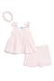 Kids' Cotton Top, Shorts & Headband Set