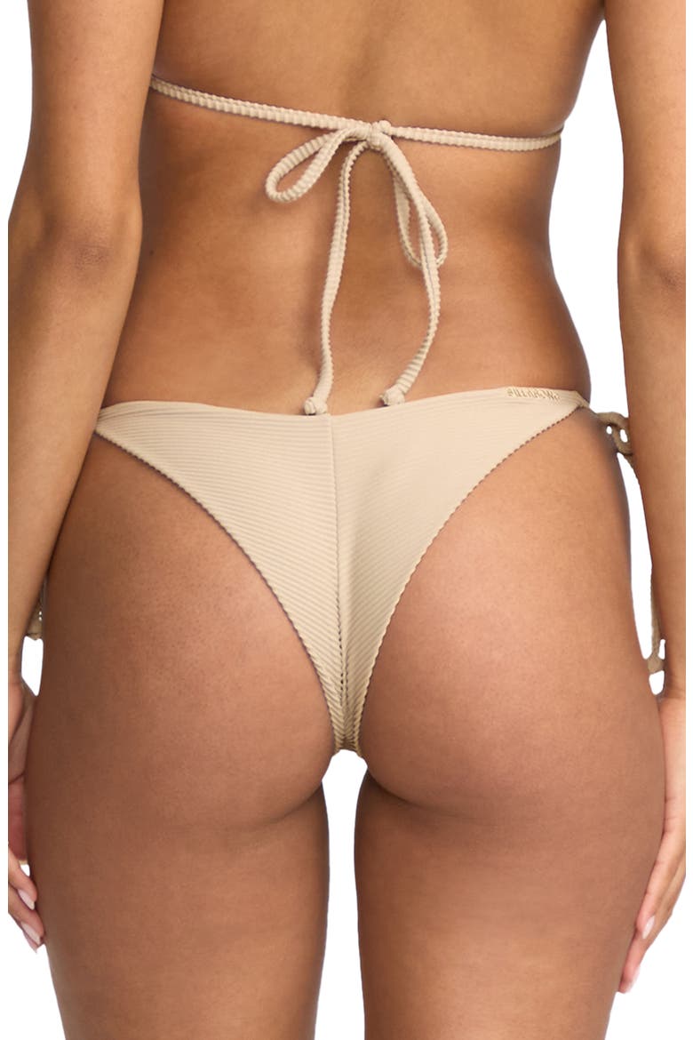 Tanlines Tanga Side Tie Bikini Bottoms, Alternate, color, COBBLESTONE