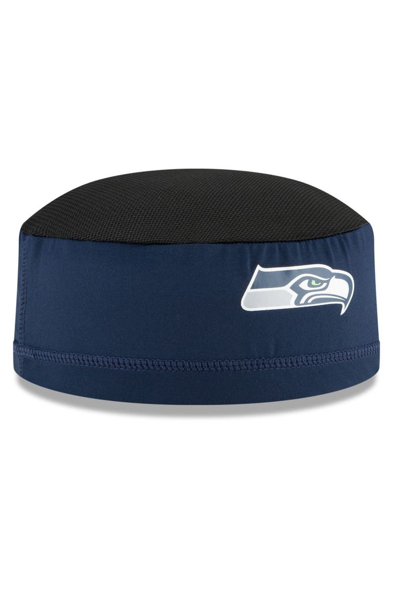 Men's New Era Navy Seattle Seahawks NFL Training Skully Cap, Alternate, color, Navy