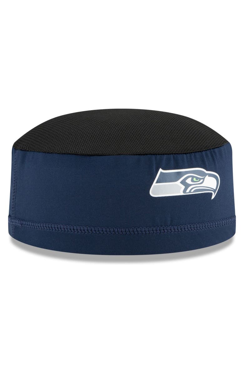 New Era Men's New Era Navy Seattle Seahawks NFL Training Skully Cap, Alternate, color, 