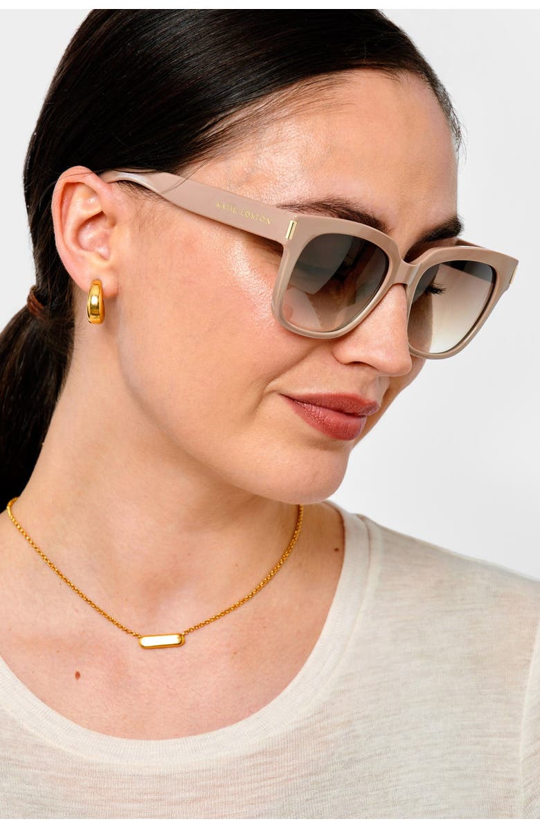 Katie Loxton Roma Sunglasses in Mink, Alternate, color, Mink