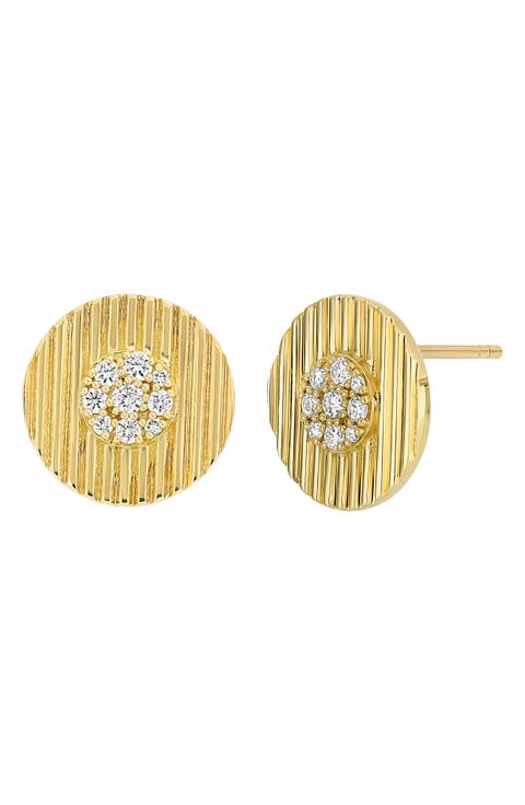 Cleo Diamond Stud Earrings