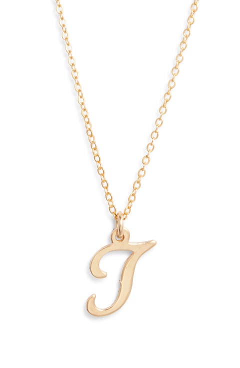 Gianna Initial Pendant Necklace