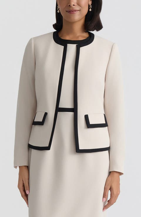 Stretch Crepe Jacket (Regular & Petite)