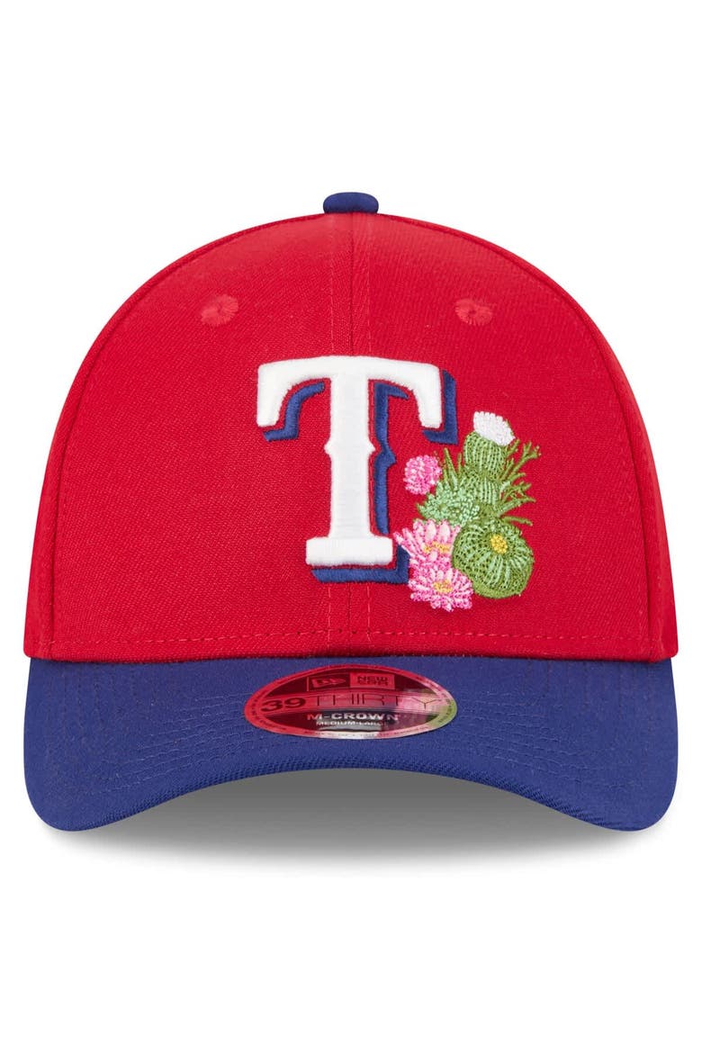 Men's New Era  Red/Royal Texas Rangers 2026 Spring Training M-Crown 39THIRTY Flex Hat, Alternate, color, Red