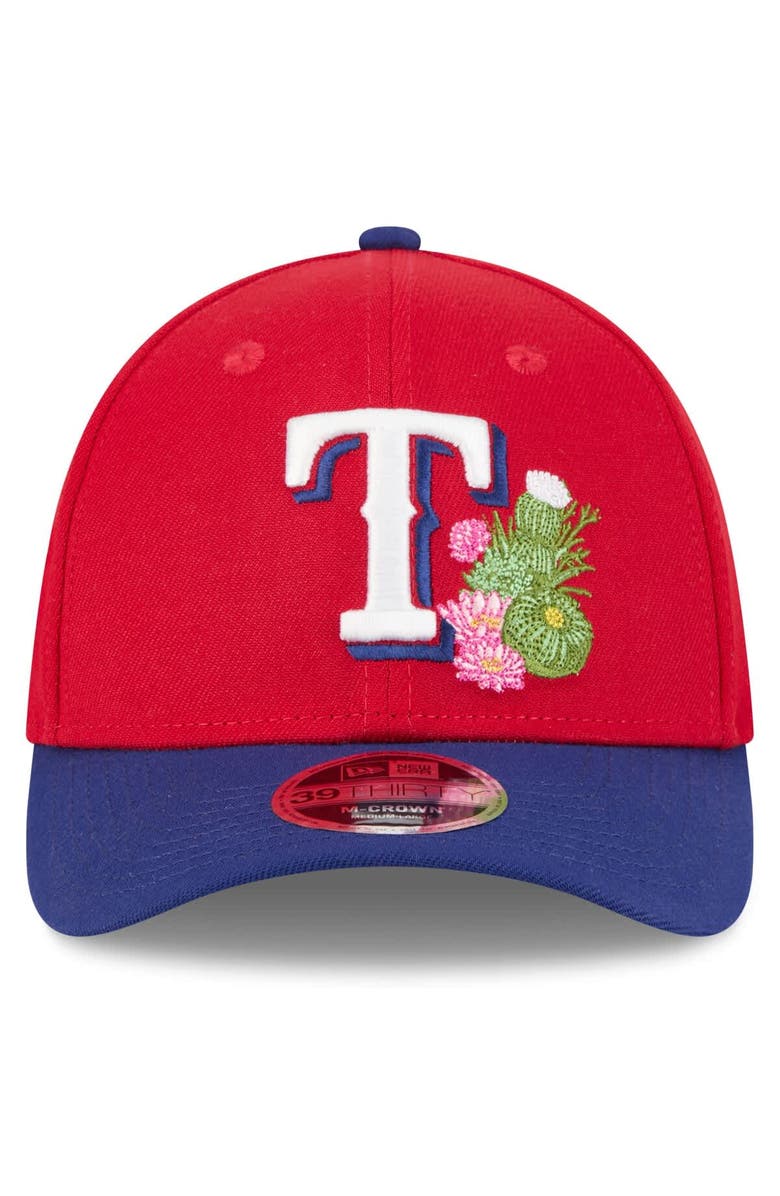 New Era Men's New Era  Red/Royal Texas Rangers 2026 Spring Training M-Crown 39THIRTY Flex Hat, Alternate, color, Red