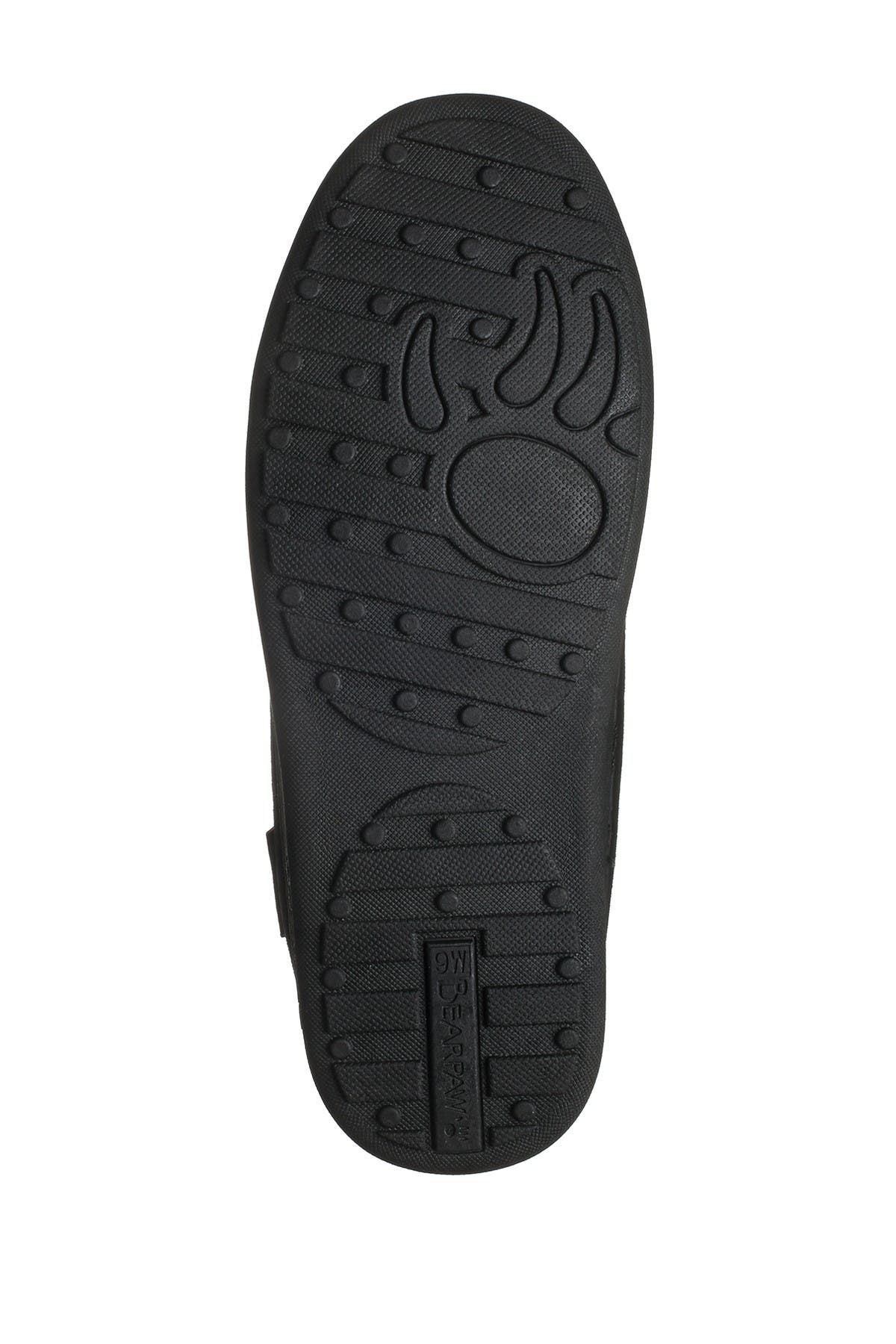 BEARPAW Moc II Slipper - Wide Width Available, Alternate, color, Black