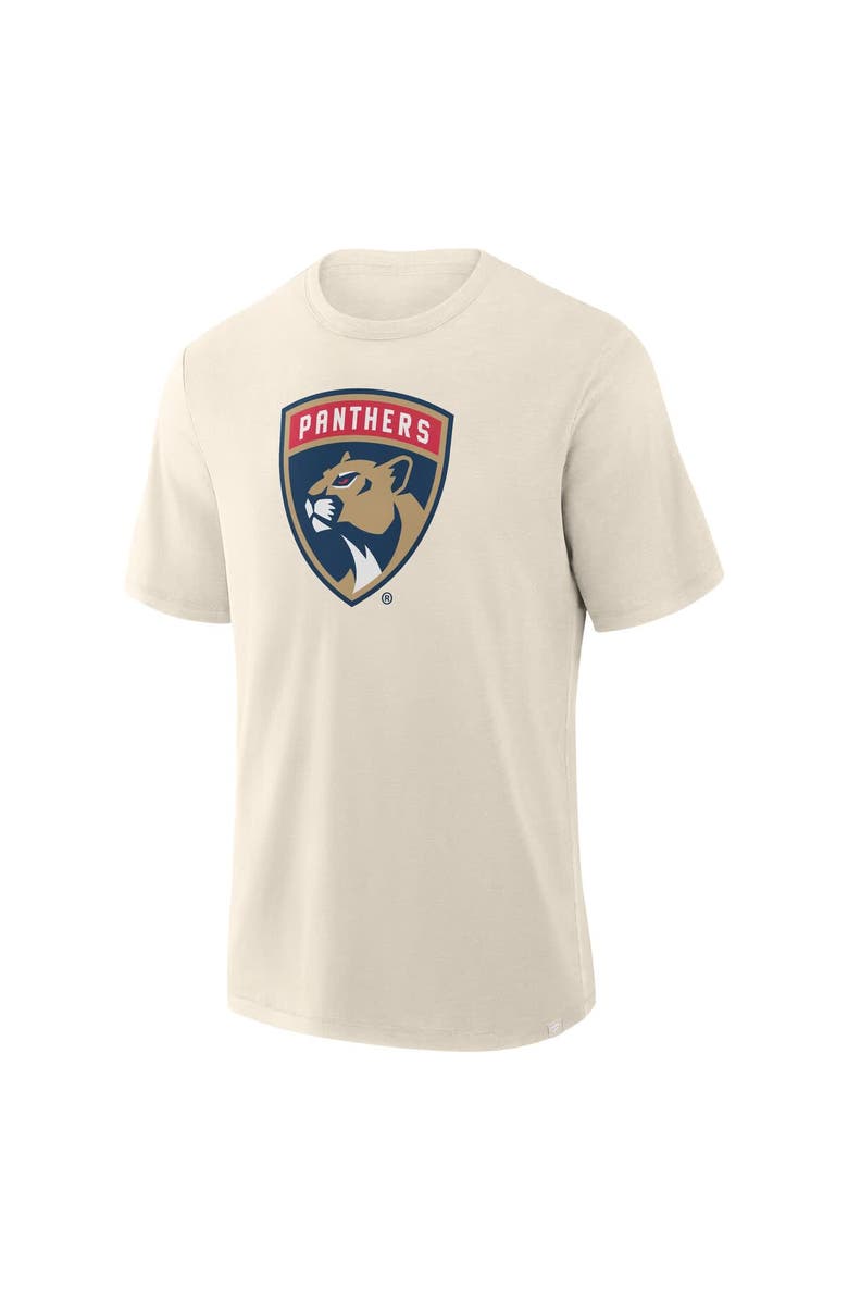 FANATICS Men's Fanatics Cream Florida Panthers Stadium Slub T-Shirt, Alternate, color, Cream