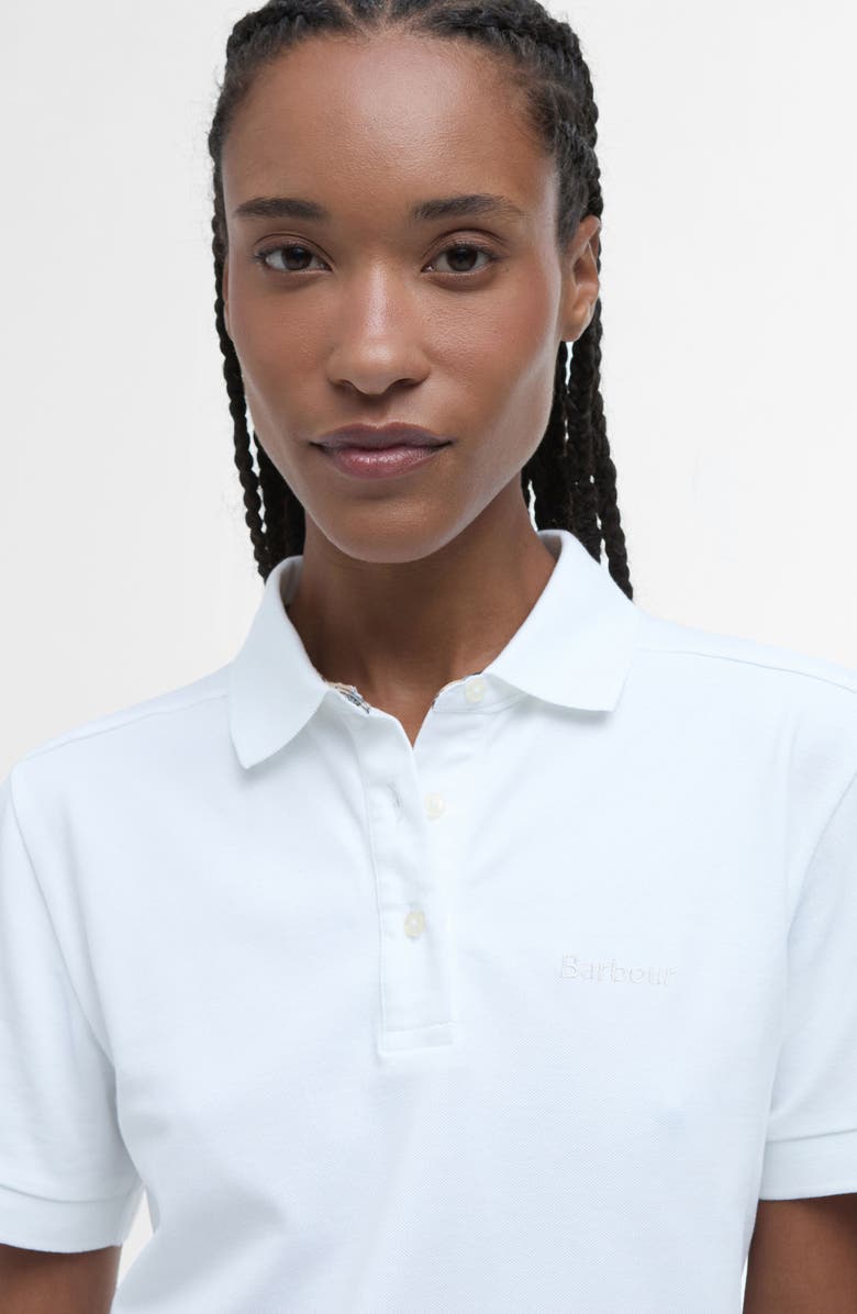 Barbour Bowford Stretch Cotton Polo, Alternate, color, White