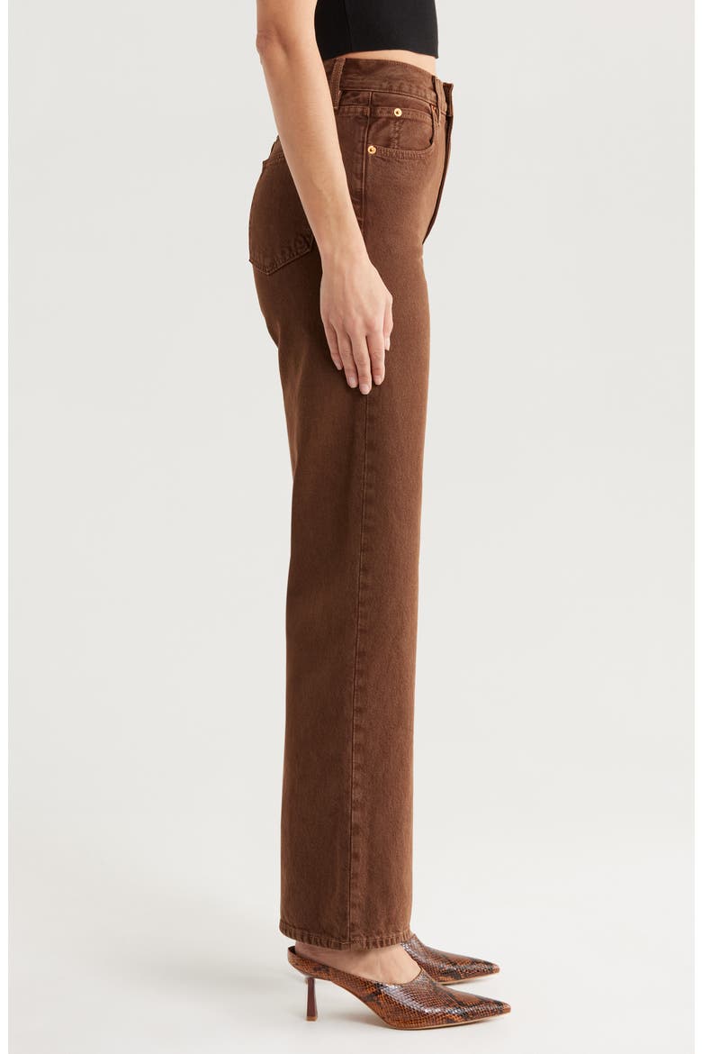Grace High Waist Wide Leg Jeans, Alternate, color, NORTHERN CEDAR