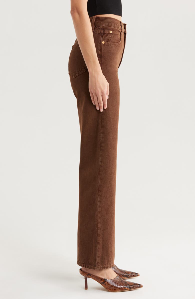 SLVRLAKE Grace High Waist Wide Leg Jeans, Alternate, color,