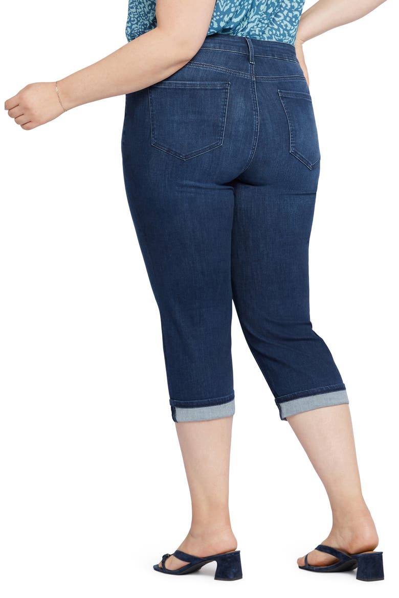 Marilyn Cuffed Capri Jeans, Alternate, color, INSPIRE