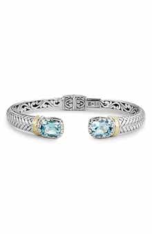 SAMUEL B. Blue Topaz Bangle Bracelet