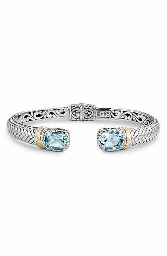 SAMUEL B. Blue Topaz Bangle Bracelet