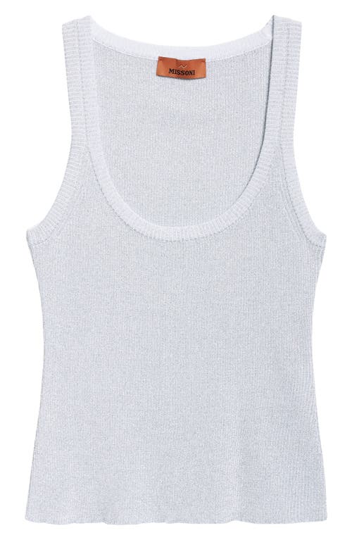 Missoni Metallic Tanki In Silver