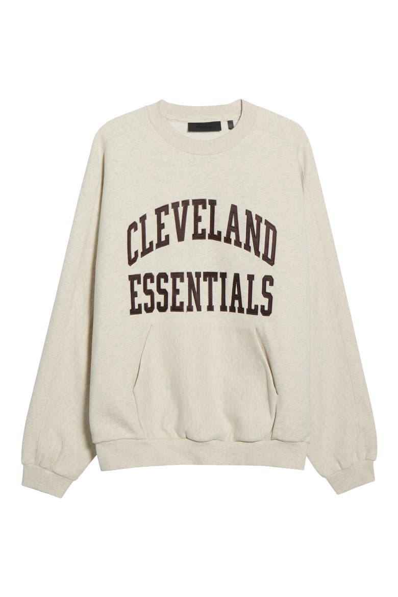 Cleveland Browns 90s Relaxed Crewneck Sweatshirt, Main, color, MARBLE HEATHER