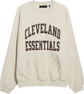 Fear of God Essentials Cleveland Browns 90s Relaxed Crewneck Sweatshirt