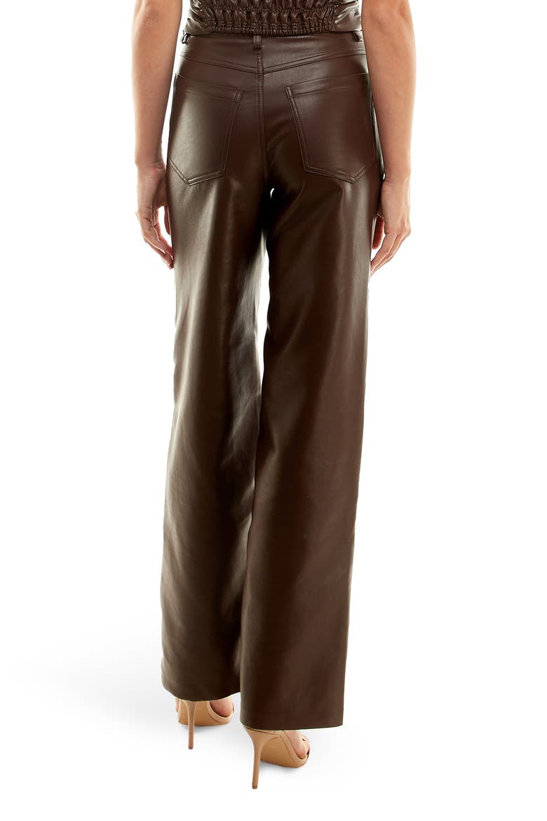 x Jourdan Sloane Giselle Faux Leather Pants (Nordstrom Exclusive), Alternate, color, ESPRESSO