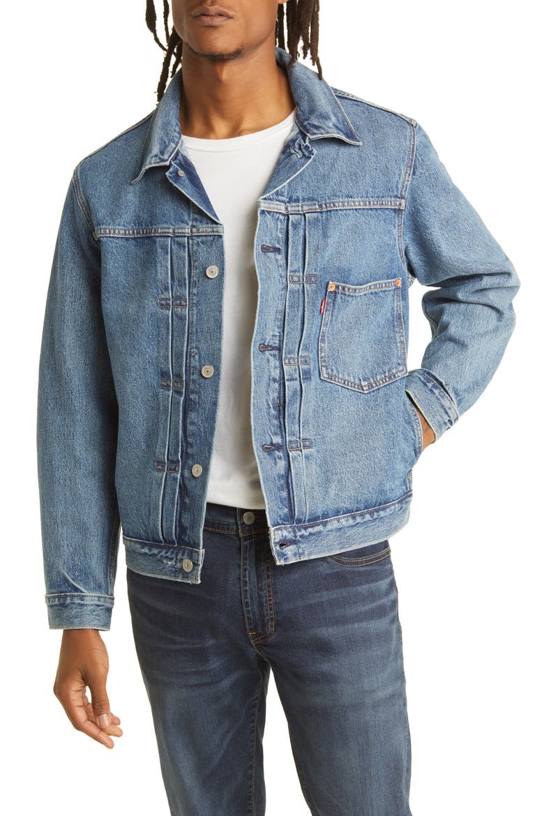 新品 Levi's×EDIFICE / Type1 Trucker Jacket Type 1 Denim Trucker Jacket (Men) | Nordstrom