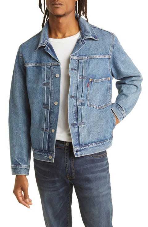 Levi’s TYPE-1 BIG E TRUCKER DENIM JACKET Levi's Big E Rare Hemp Selvedge Denim Type 1 Trucker Jacket
