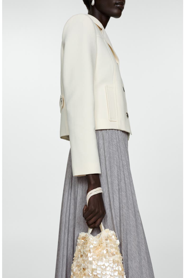Pleated Maxi Skirt, Alternate, color, MEDIUM HEATHER GREY