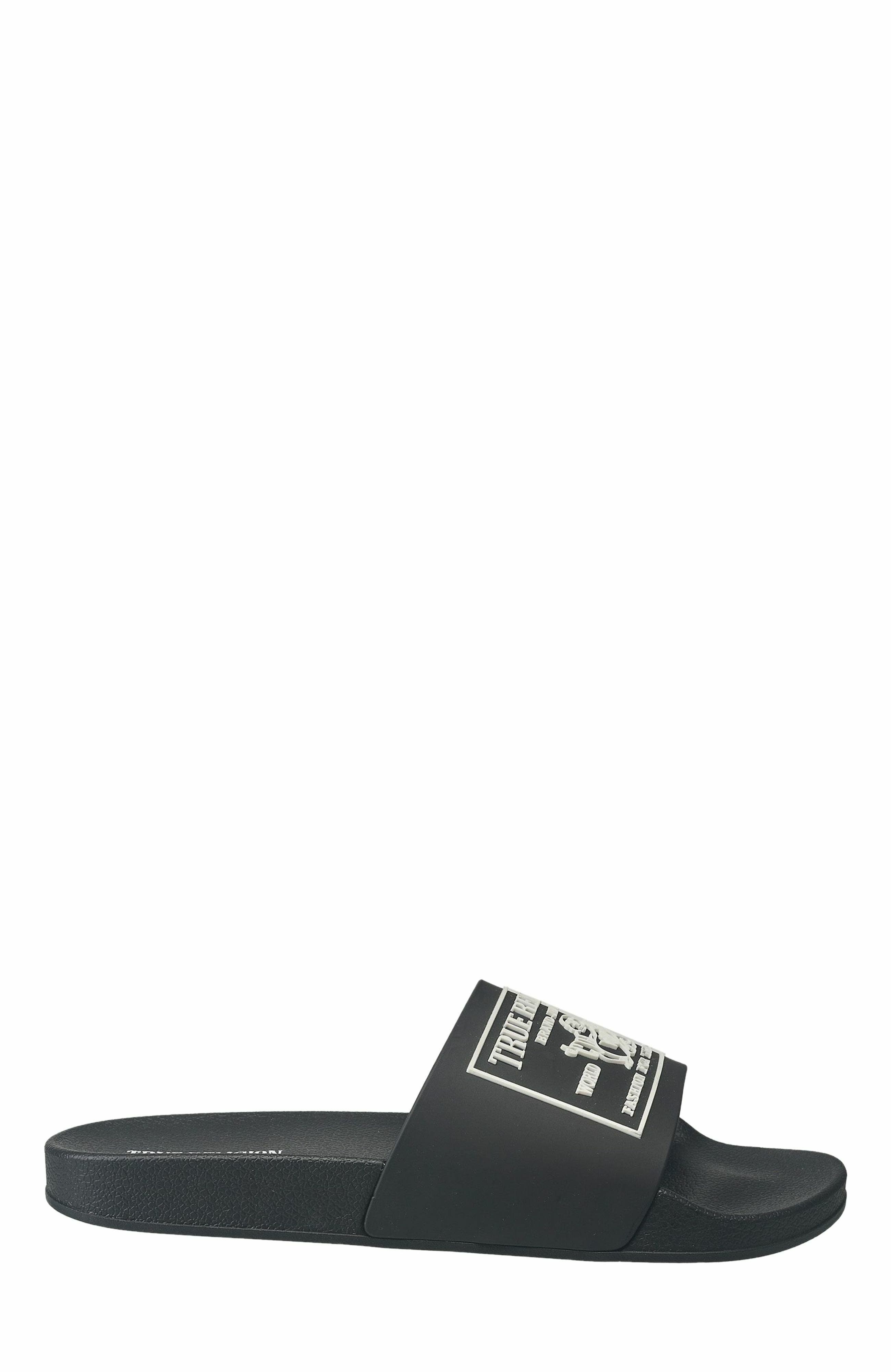 True Religion Men
s Kendrick Logo Slide, Alternate, color, 