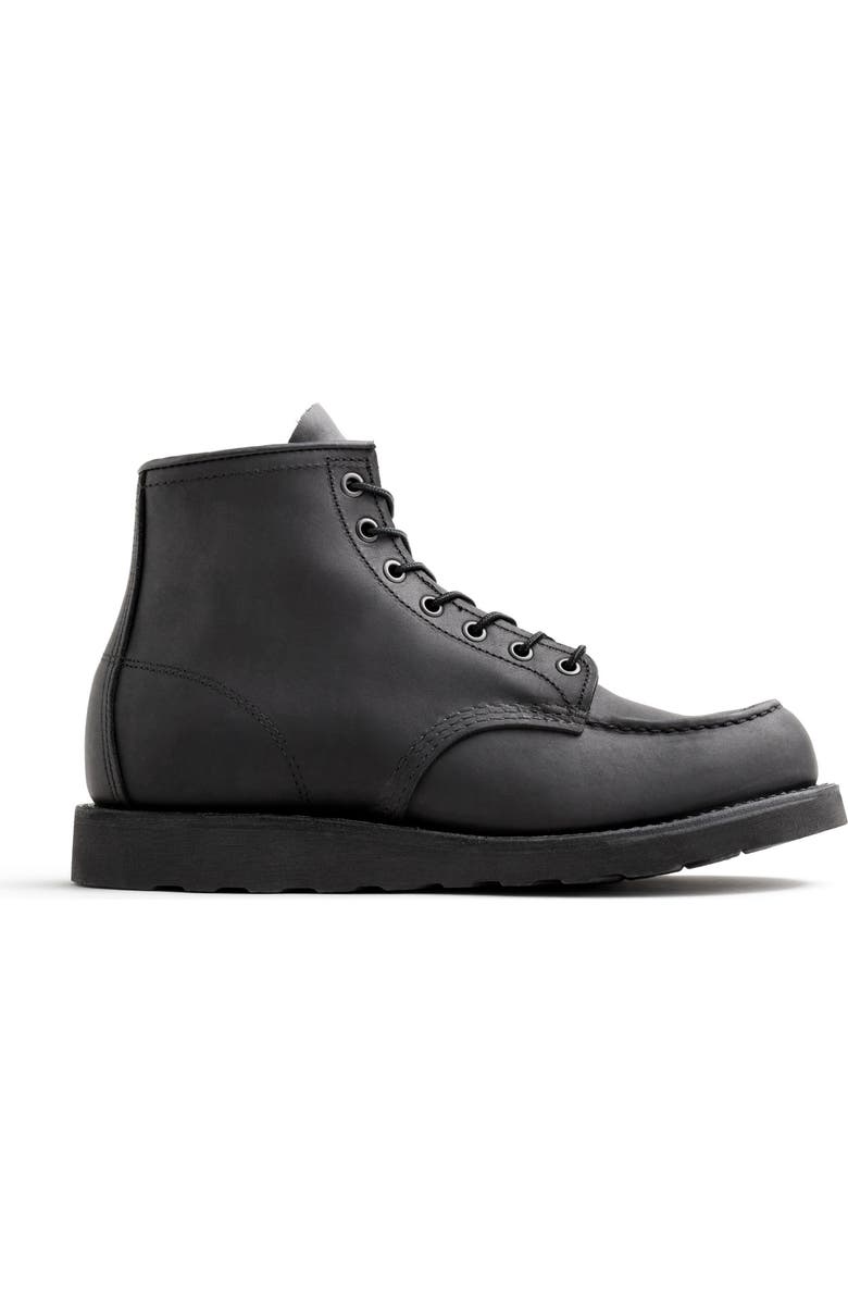 Red Wing Heritage Classic Moc<sup
®</sup
Harness Leather Boot, Main, color, Black Harness
