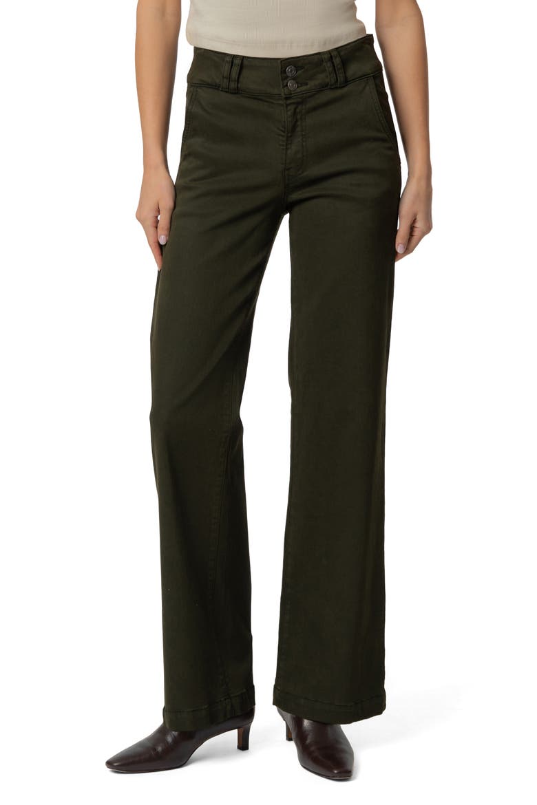 Jodi High Waist Straight Leg Jeans, Main, color, OLIVE