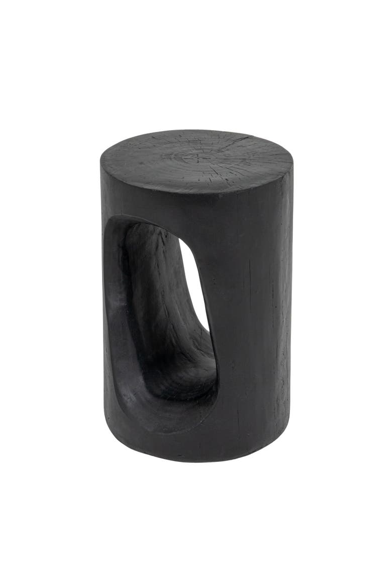 Indoor Outdoor Accent Table, Main, color, Black